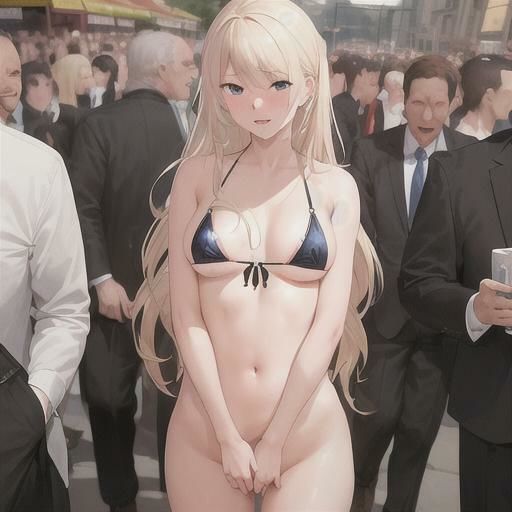 サンプル画像1:ビキニ露出  金髪ちゃん編(まんまんちん) [d_507297]