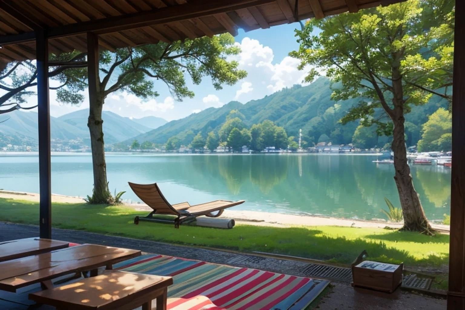 サンプル画像2:キャンプ  背景素材(豊川内角) [d_507341]