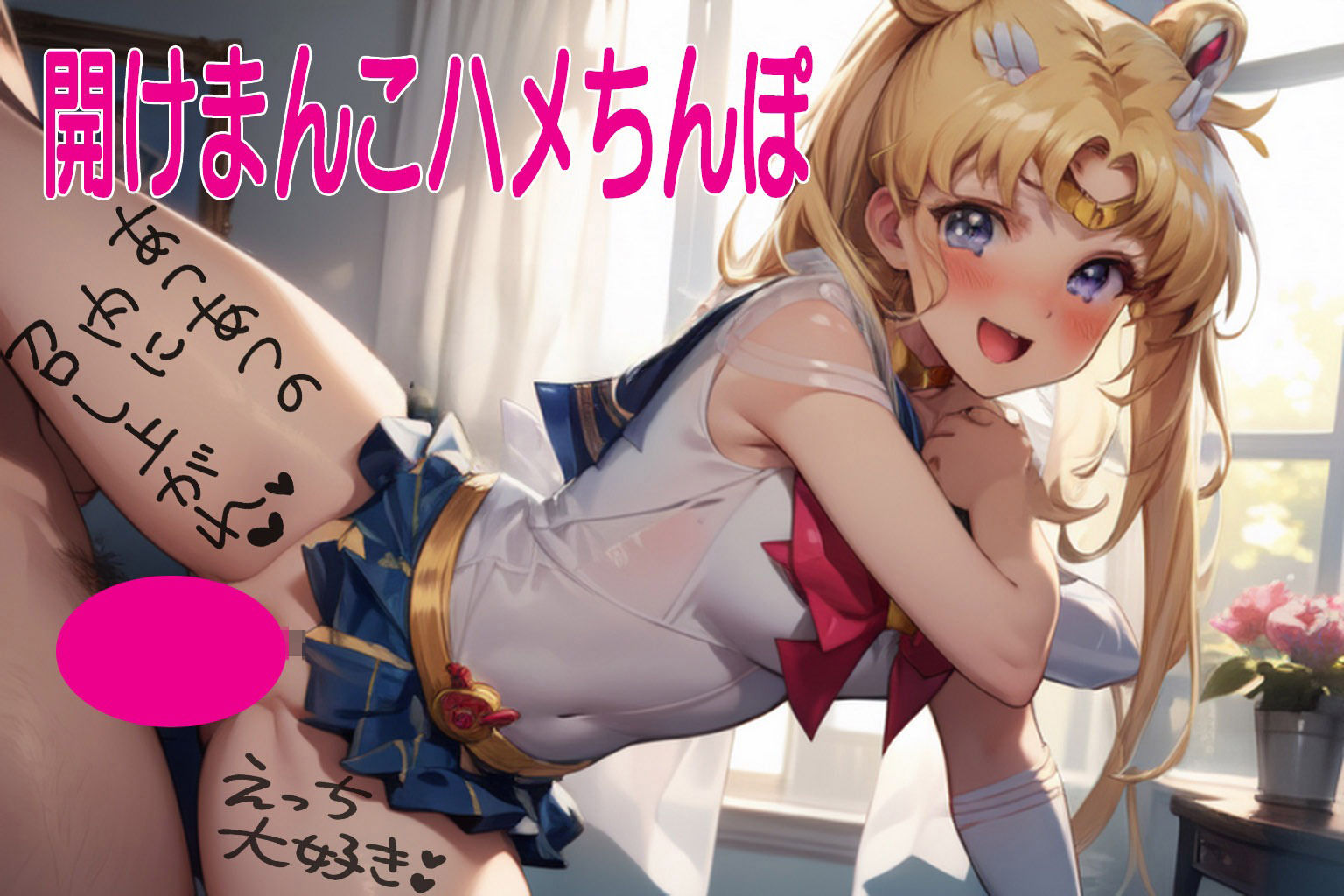 サンプル画像2:新春パコパコ落書き年賀状集 4(アニメ雷土音) [d_507515]