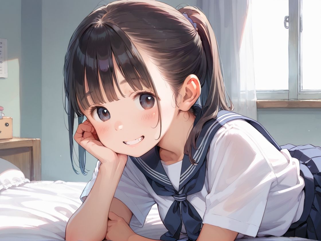 サンプル画像1:巨乳でえちえちな妹に種付けしてあげた(やきしらこ) [d_507542]