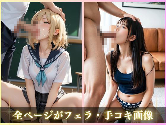 サンプル画像2:フェラチオ写真集(AIしてる?) [d_507546]