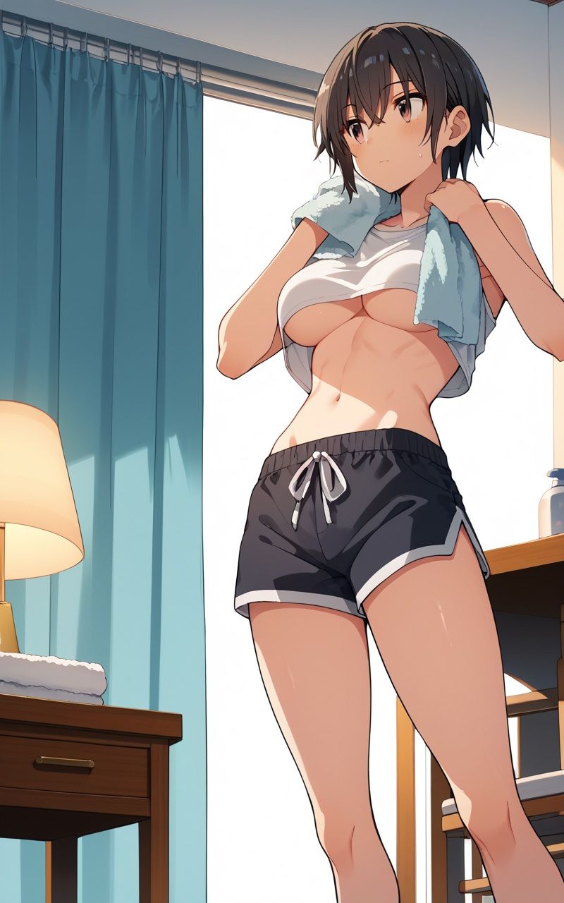 サンプル画像2:妹が突然、僕の部屋に来て襲われてヤりまくられました(おやんずAI絵師（えす）) [d_507560]