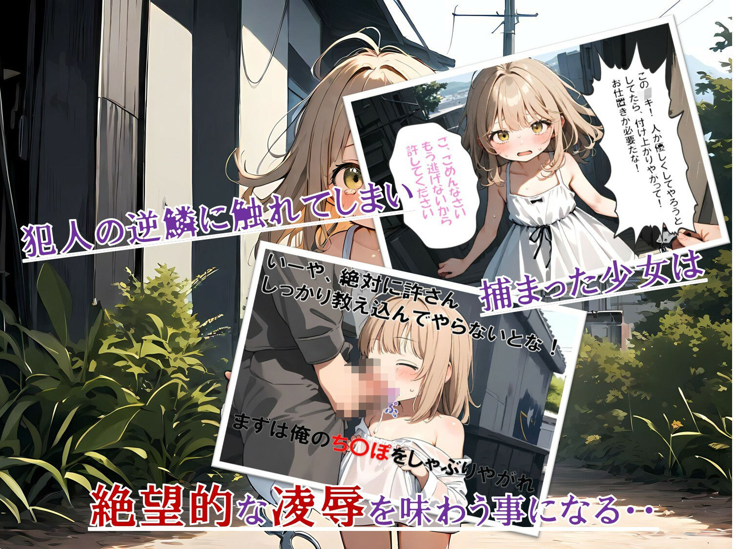 サンプル画像4:廃都の少女 日常からの非日常へ(ジェル工房) [d_507588]