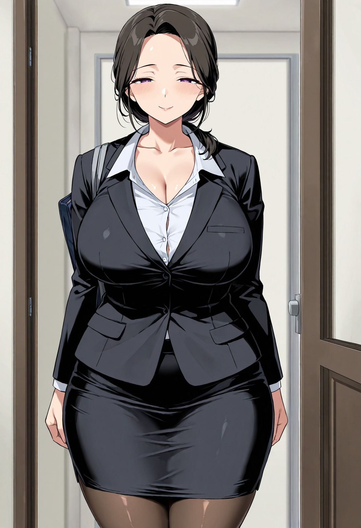 サンプル画像1:上司の爆乳奥様は性処理便器(くみん) [d_507596]