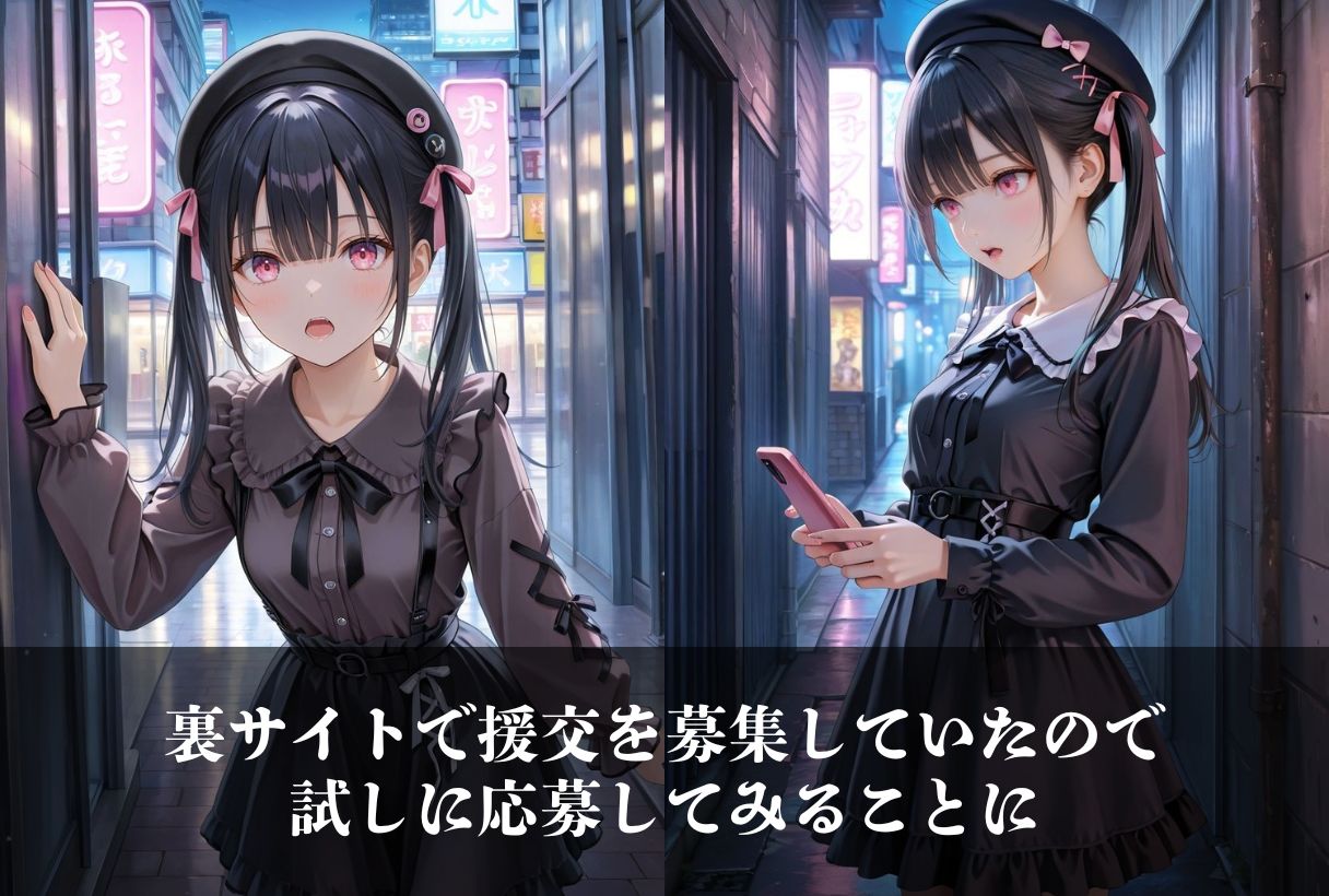 サンプル画像1:地雷系援交女子にはしつけが必要でした(鴨の家) [d_507693]