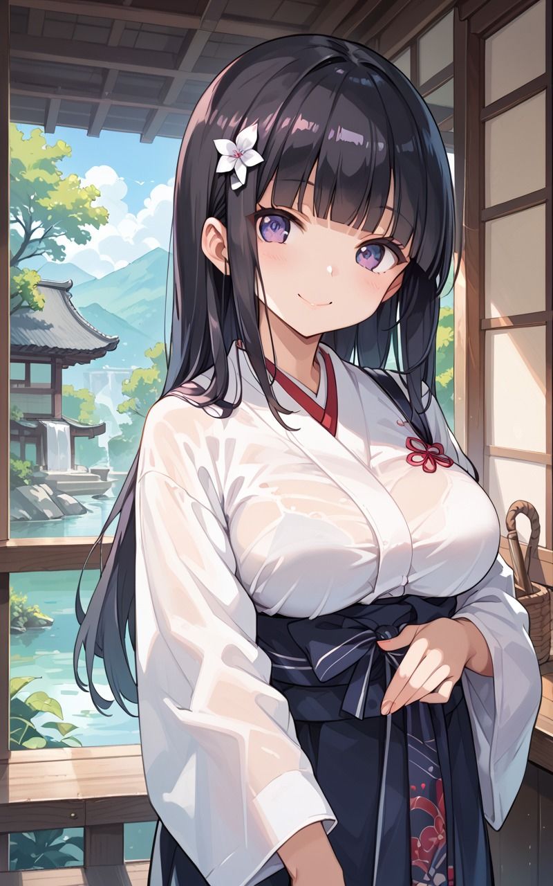 サンプル画像1:巫女 特別ご奉仕(ぽぽりり) [d_507915]