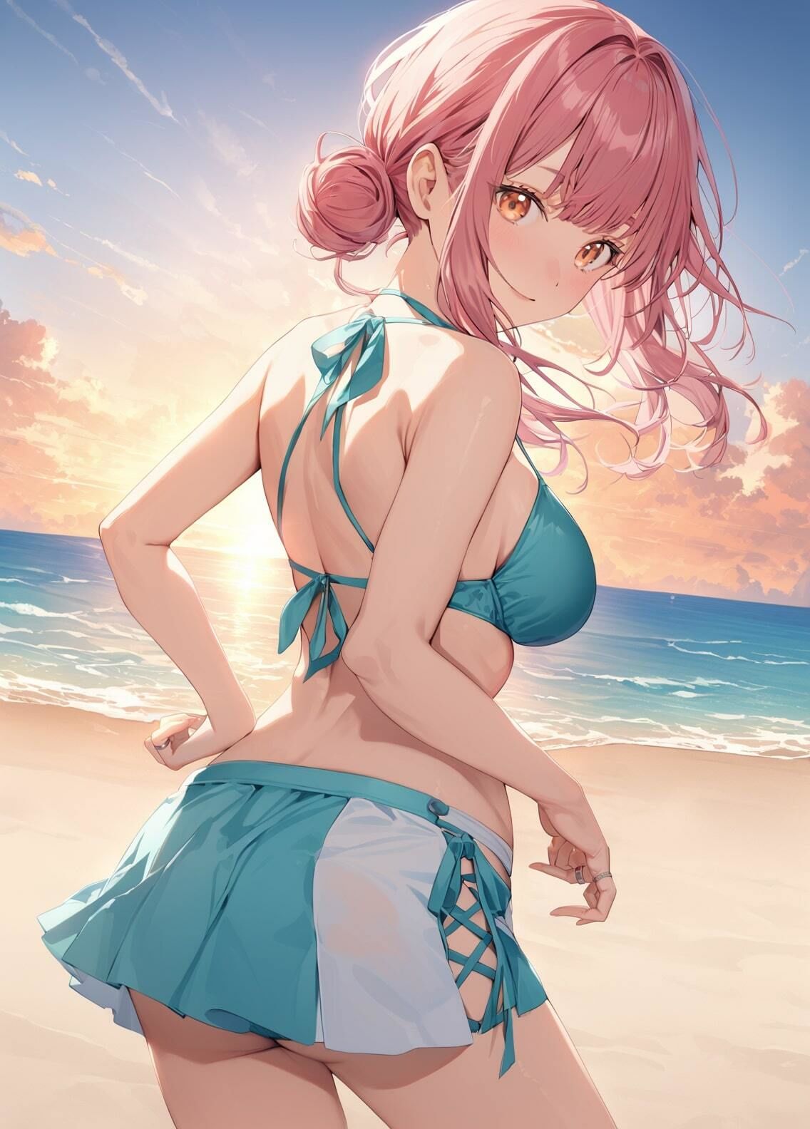 サンプル画像1:「アオのハコ」蝶野雛セクシー写真集2（全500枚）(人の海) [d_507983]