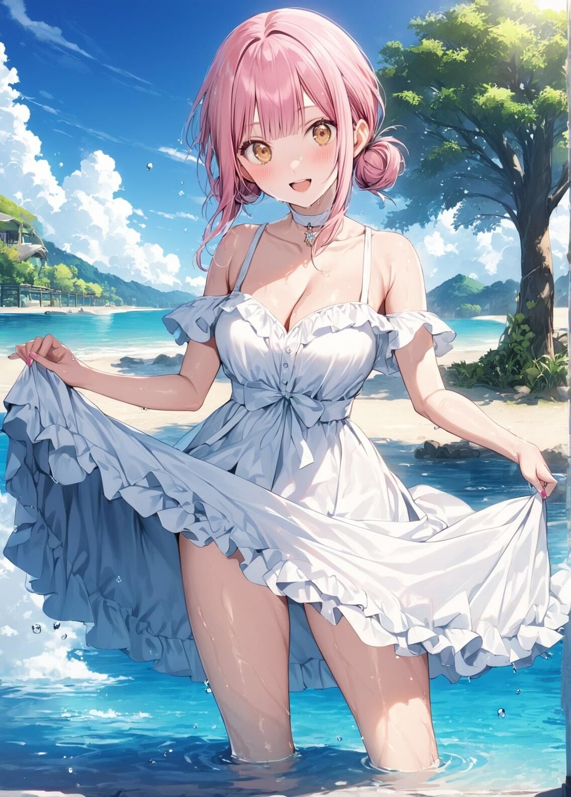 サンプル画像2:「アオのハコ」蝶野雛セクシー写真集2（全500枚）(人の海) [d_507983]