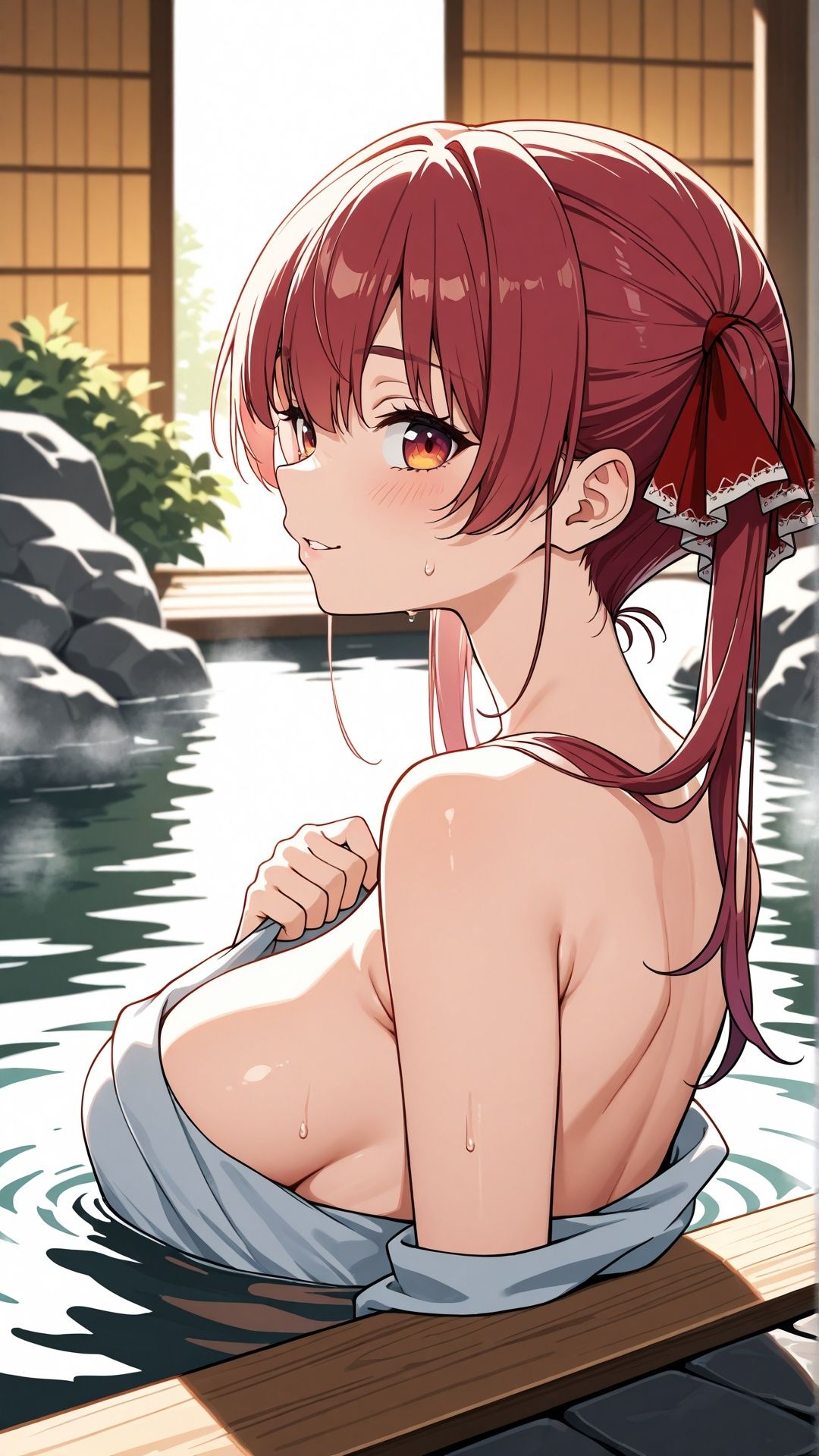 サンプル画像2:【AIアルバム】船長と温泉(アンドゥ次郎) [d_508027]