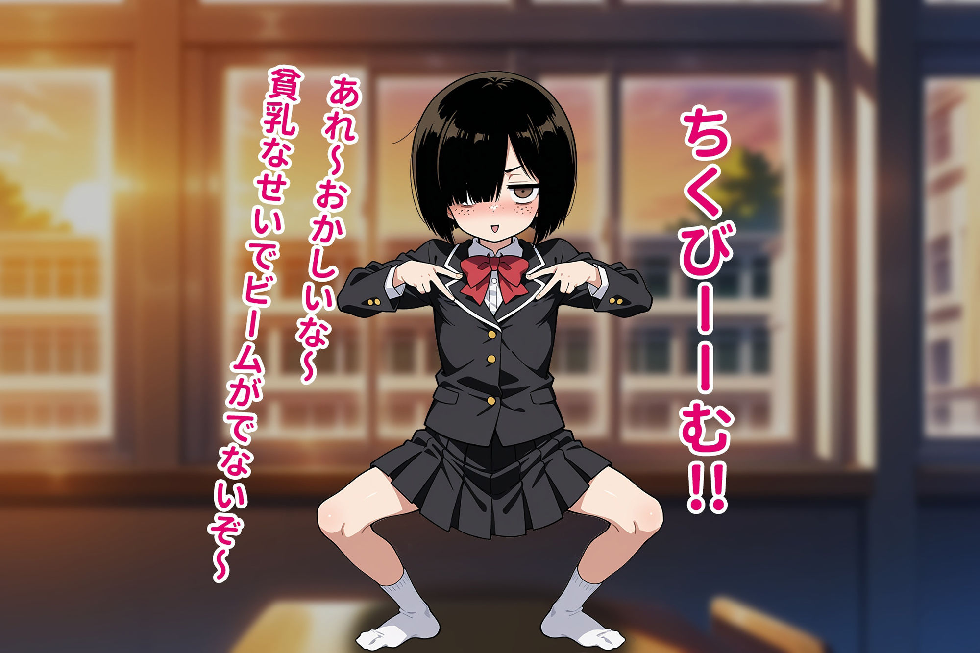 サンプル画像1:変態オナニー趣味の陰子ちゃんがクラス皆のメス穴姫になるまで(美味穴三歩) [d_508050]