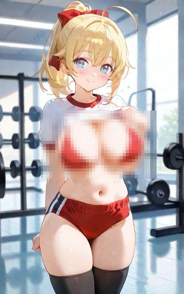 サンプル画像5:ジムで鍛える  エロい美女たち 5(AI幻想工房) [d_508069]