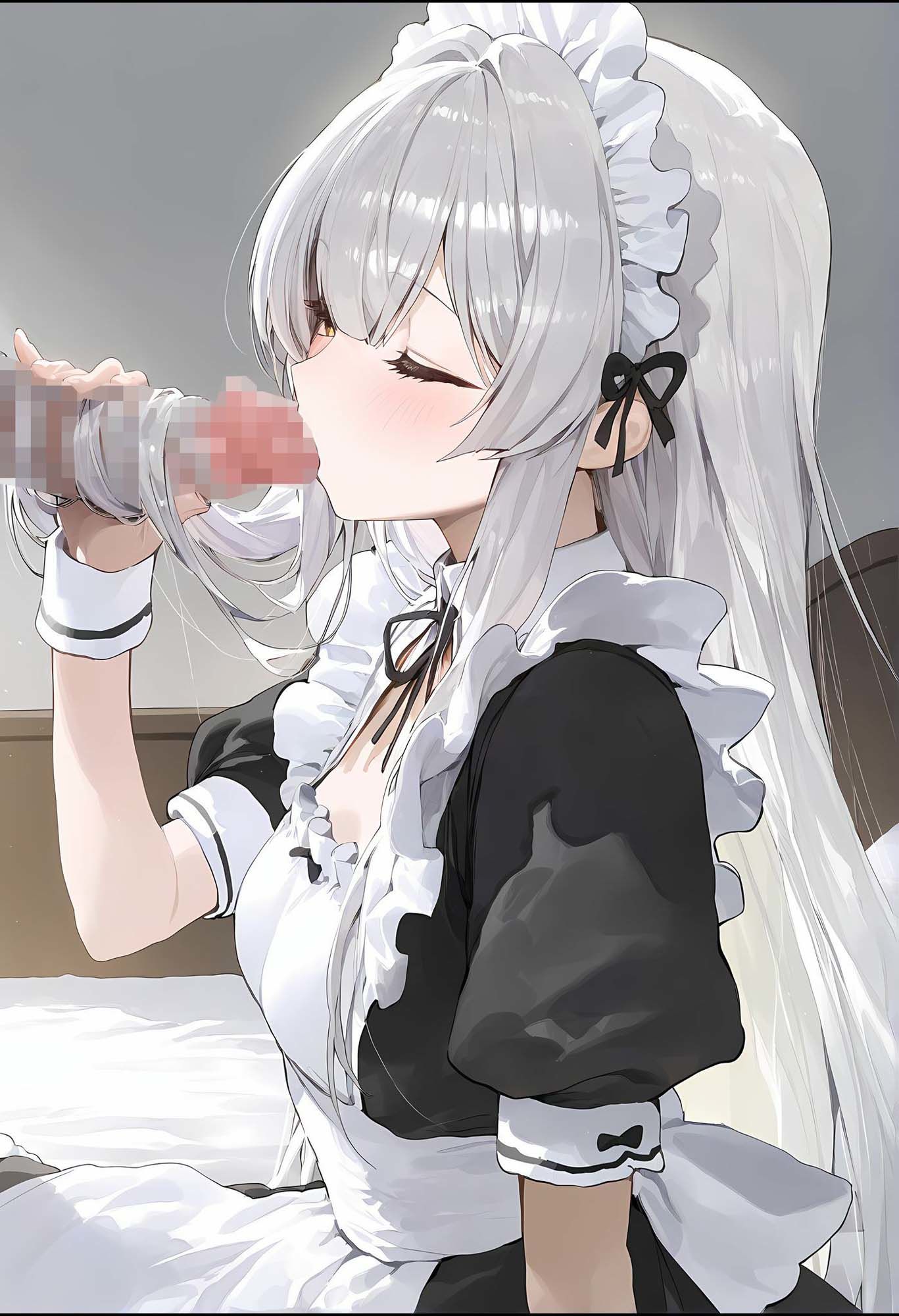 サンプル画像1:メイドのご奉仕は愛情たっぷり イチャラブセックスで愛に満ちた日々(スタジオぺくす) [d_508102]