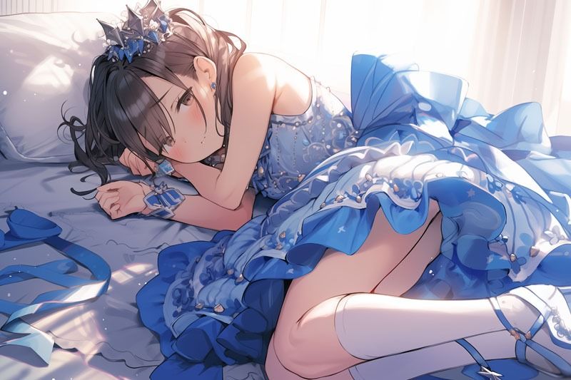 サンプル画像2:ドレス美少女36 バレリーナ＆アイドル衣装〜美少女たちが紡ぐ、静寂のひととき(Dresscco) [d_508118]