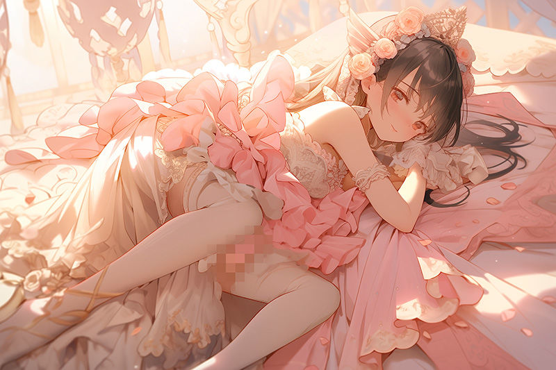 サンプル画像5:ドレス美少女36 バレリーナ＆アイドル衣装〜美少女たちが紡ぐ、静寂のひととき(Dresscco) [d_508118]