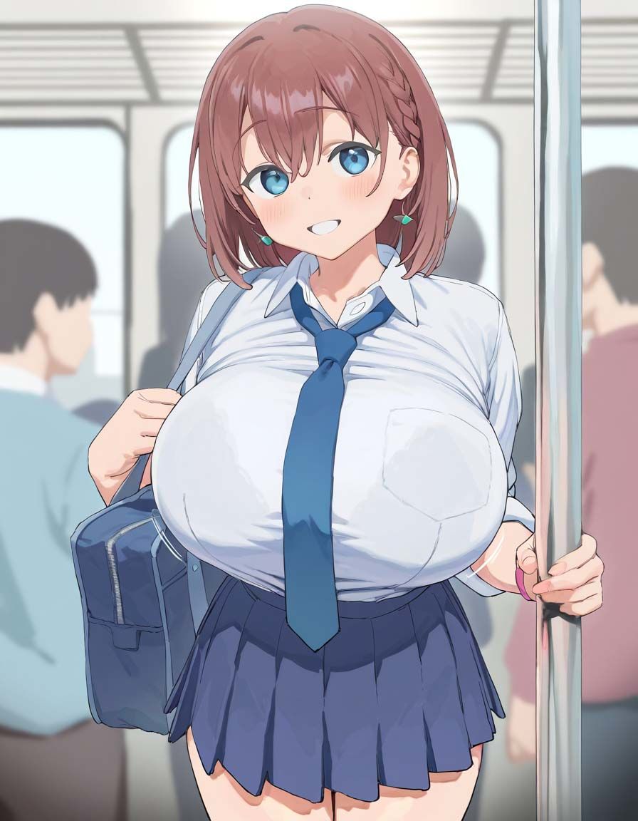 サンプル画像1:電車で拾ったエロ○キに寝取られる(雷門AIショップ) [d_508176]