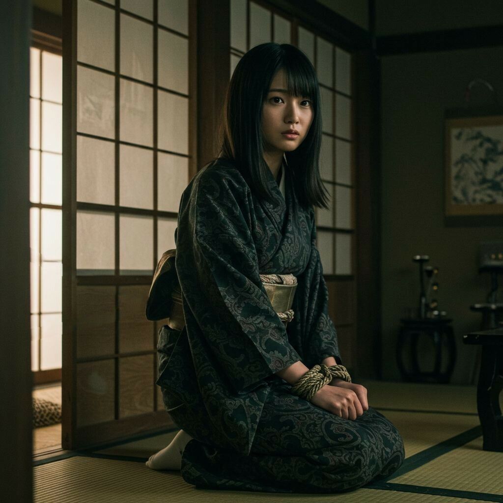 サンプル画像1:着物・拘束・おもらし(もう限界) [d_508268]