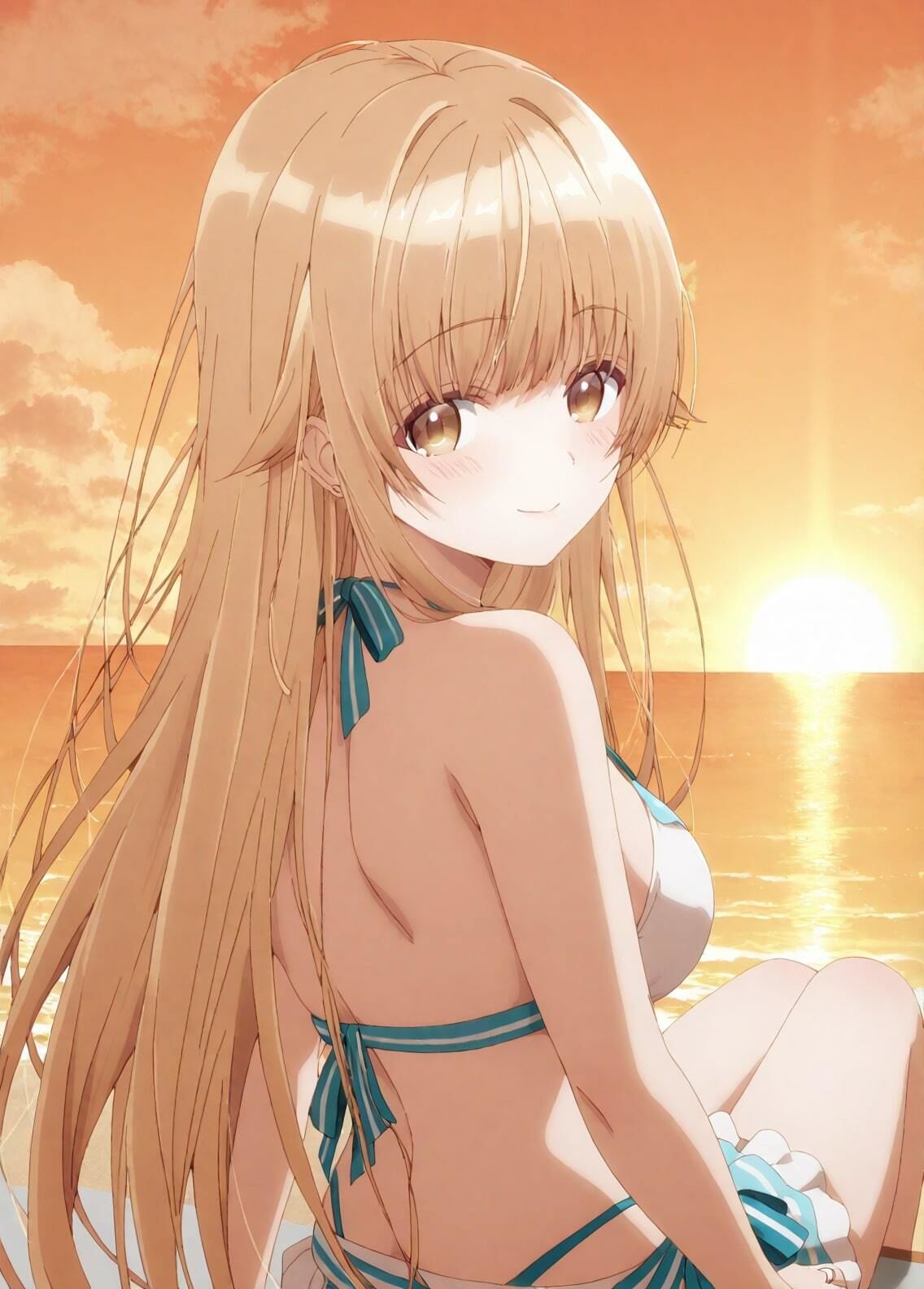 サンプル画像1:「お隣の天使様にいつの間にか駄目人間にされていた件」椎名真昼セクシー写真集2（全500枚）(人の海) [d_508276]