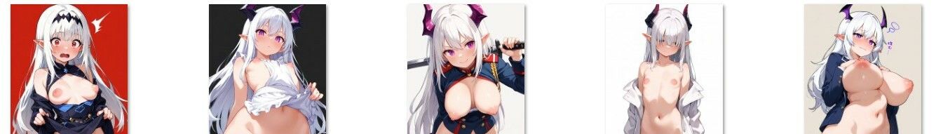 サンプル画像2:【ノーモザイク】シルバー髪美少女【まんすじ】(まんすじラボ) [d_508293]