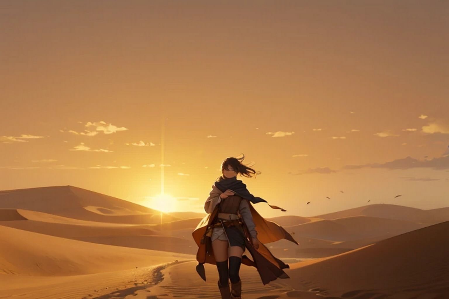 サンプル画像2:砂漠・オアシス 素材集2(豊川内角) [d_508324]