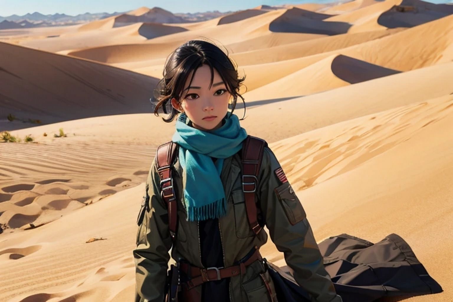 サンプル画像5:砂漠・オアシス 素材集2(豊川内角) [d_508324]