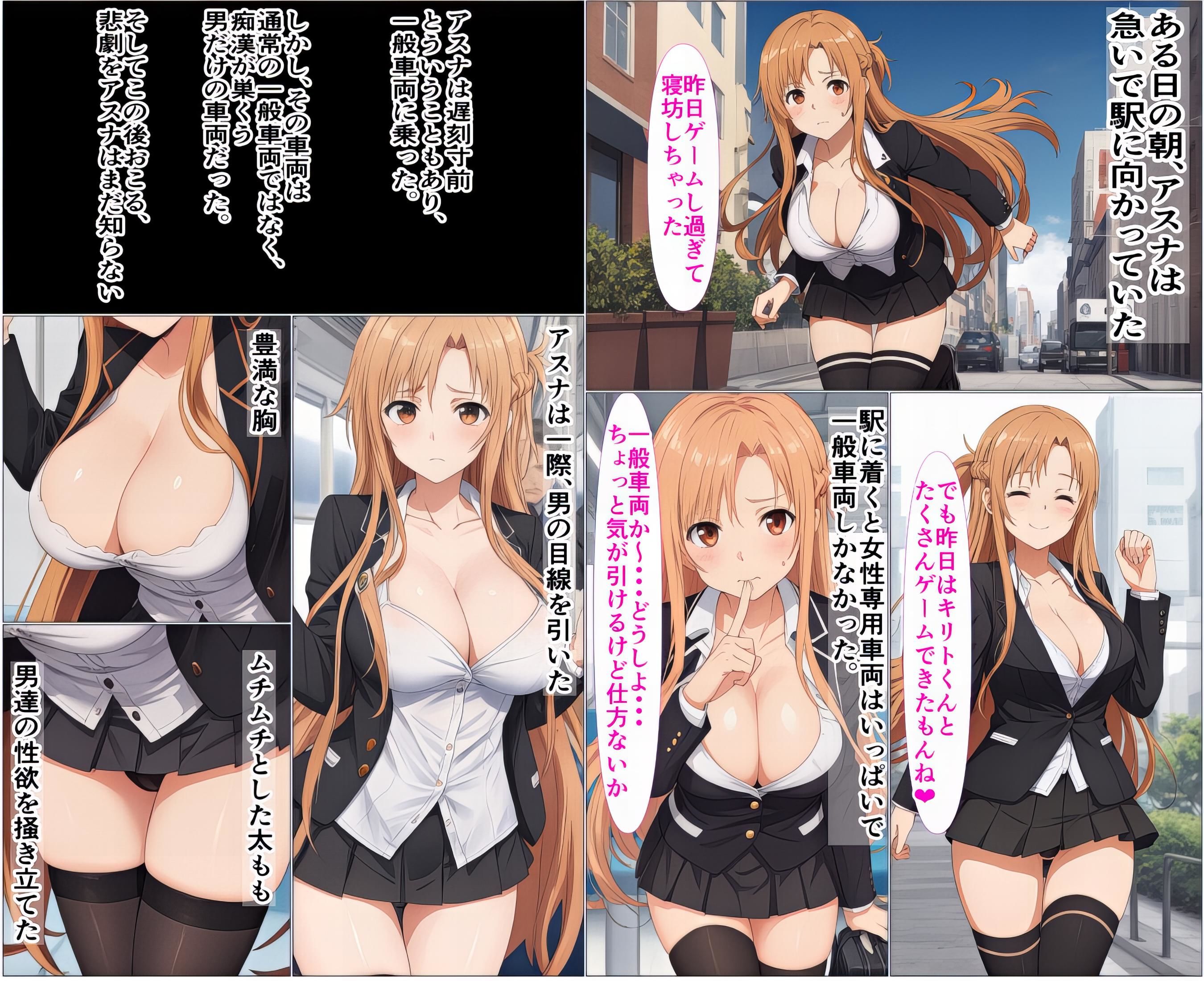 サンプル画像1:SA〇 アスナ集団痴●！何度も無許可の中出し、複数人同時に相手にさせられ理性崩壊(東京アキバ同人倶楽部) [d_508449]