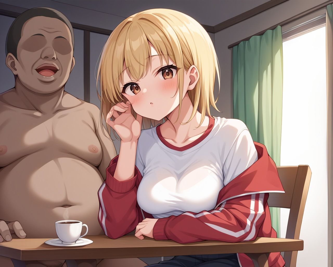 サンプル画像2:マッチングアプリで呼ばれたら死ぬほど嫌いな義父と近親相姦(ろんどんぷりん) [d_508456]