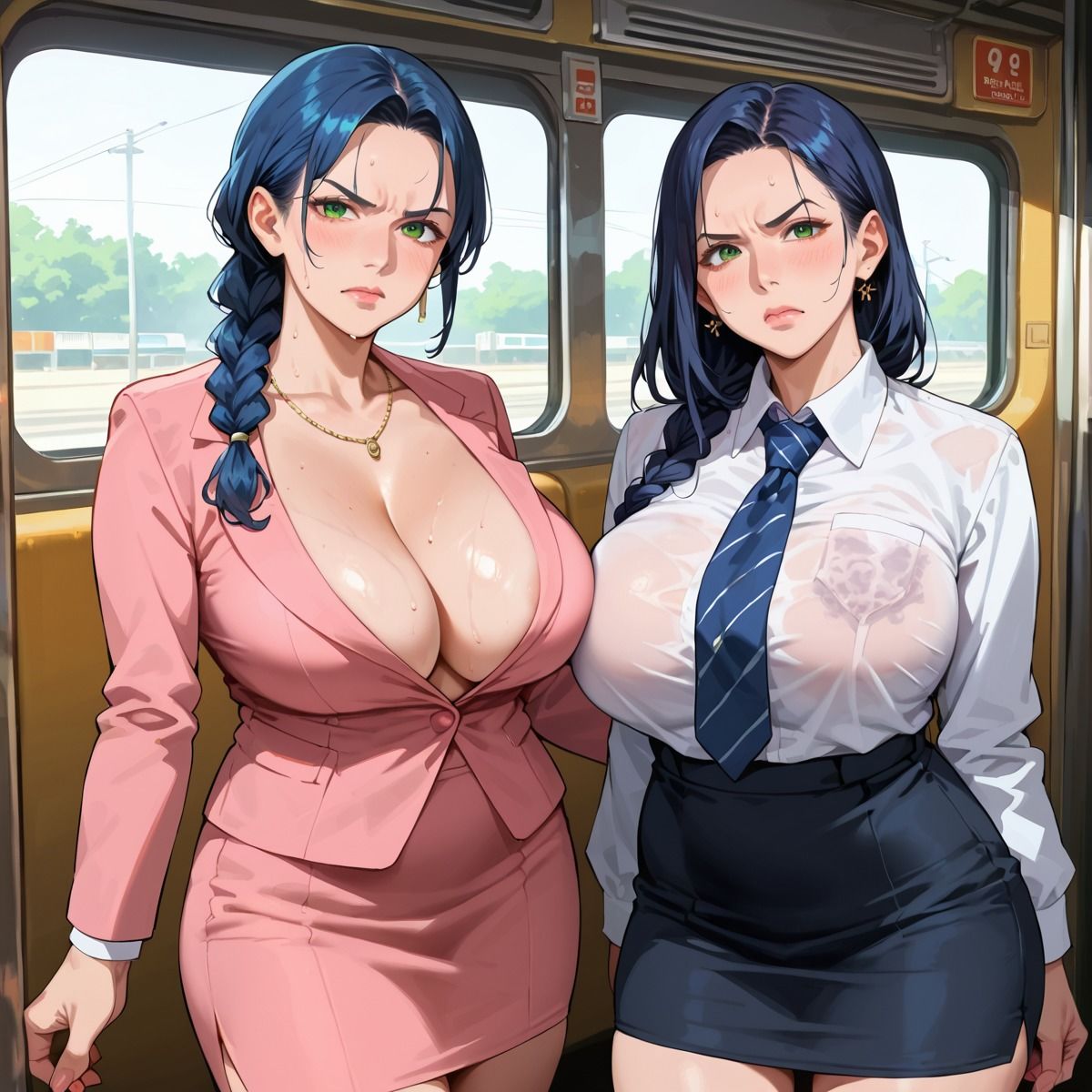 サンプル画像4:ムチムチ！はたらく女の欲情電車(ぷりんぷりん) [d_508487]