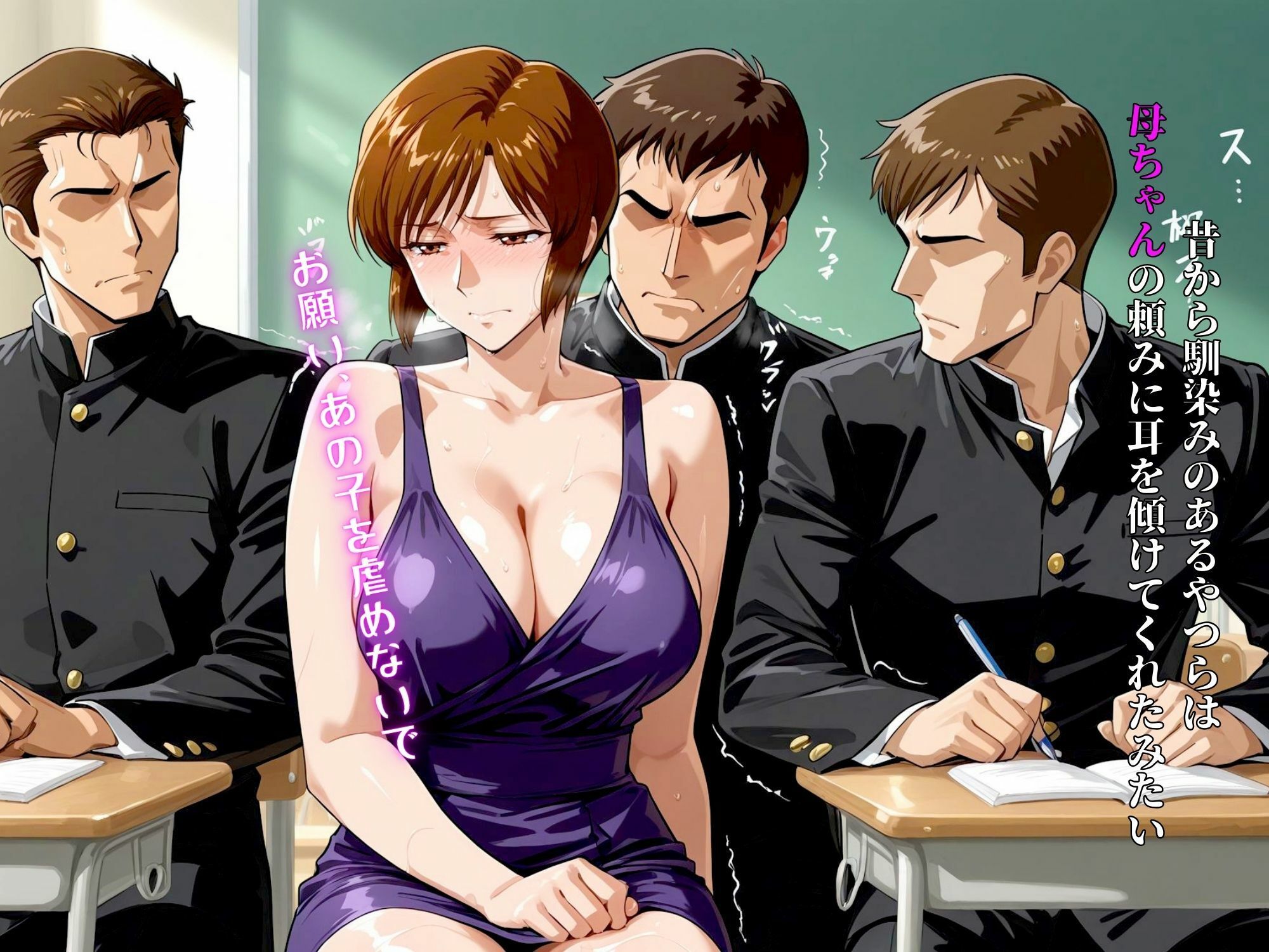 サンプル画像2:いけにえの母ちゃん(AI美熟女) [d_508494]