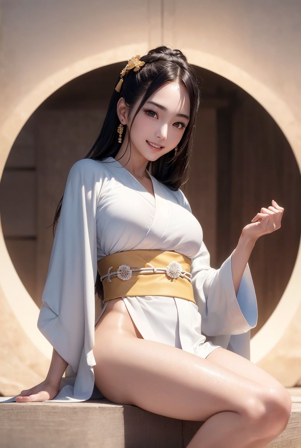AI美女の着物写真集の画像1