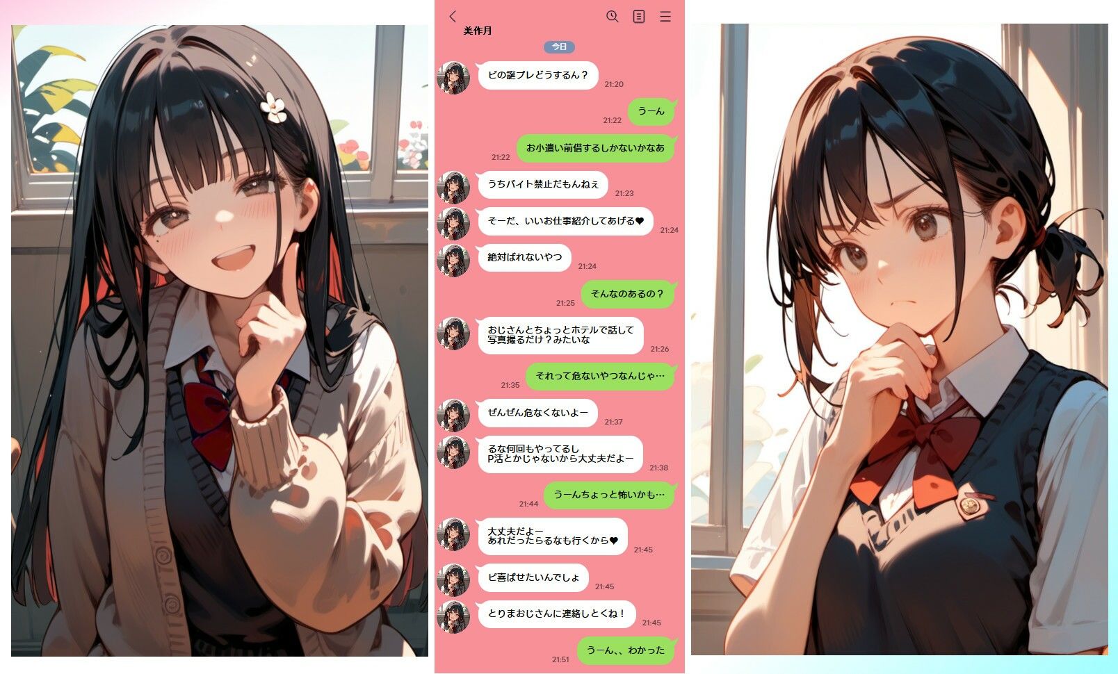 サンプル画像1:ナイショアルバイト(娘々茶房) [d_508605]