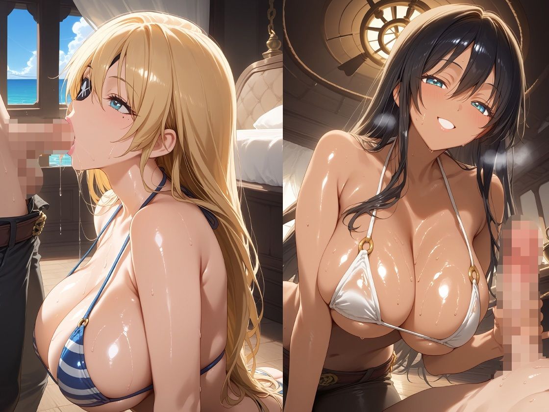 サンプル画像3:お宝よりもチンポ大好きな女海賊さんの宴(猫P2) [d_508615]