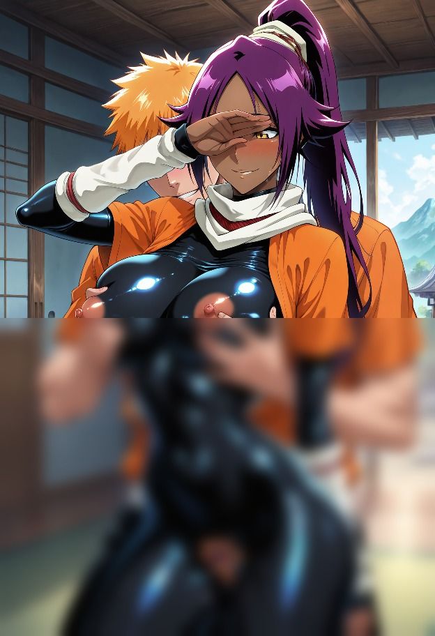 サンプル画像3:さまざま 夜一x一護(えーあいぱたーん) [d_508643]