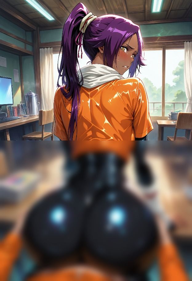 サンプル画像5:さまざま 夜一x一護(えーあいぱたーん) [d_508643]