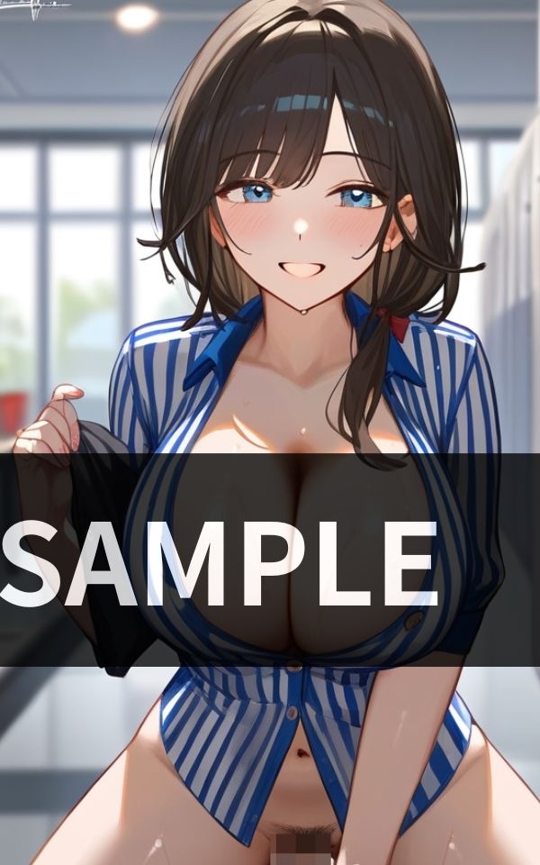 サンプル画像3:パートで入って来た巨乳女が コンビニをめちゃくちゃにした。(セクシングリーン) [d_508749]