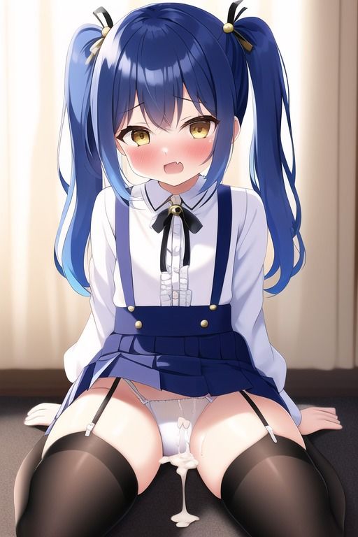 サンプル画像2:メスガ●ガーターベルトにわからせぶっかけ(潮吹きジョニー) [d_508846]