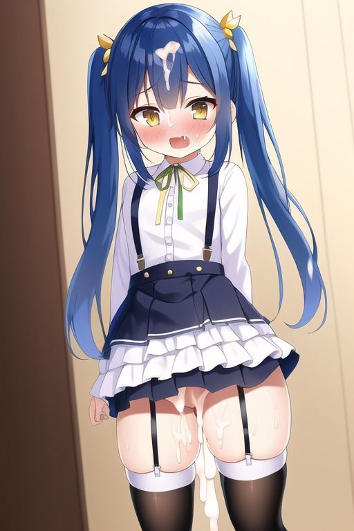 サンプル画像3:メスガ●ガーターベルトにわからせぶっかけ(潮吹きジョニー) [d_508846]