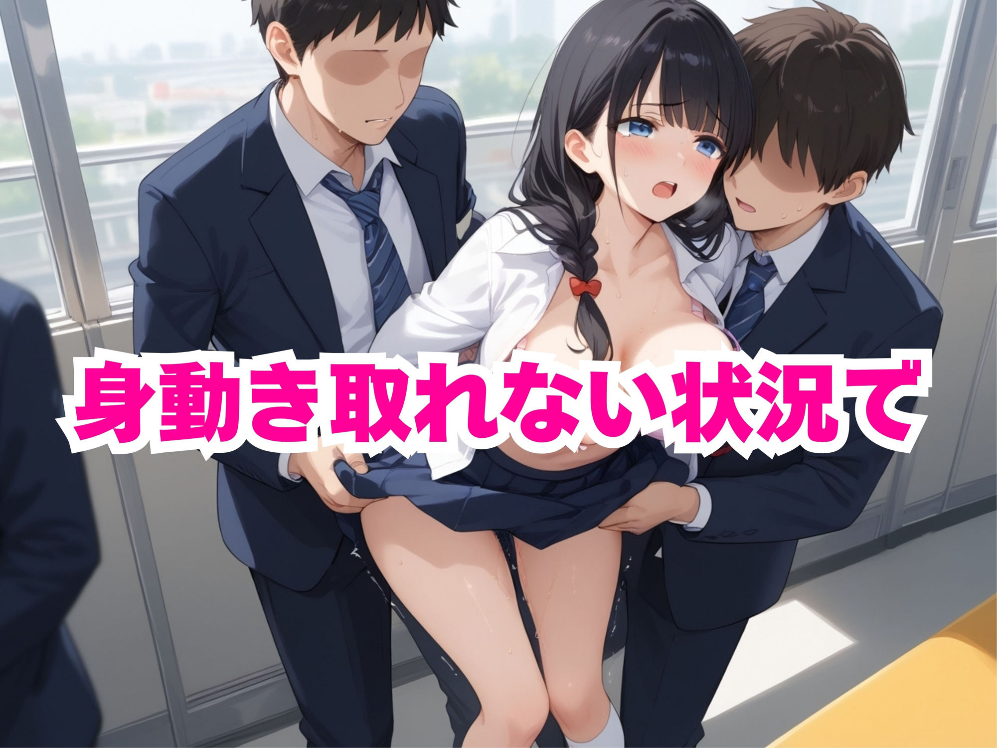 サンプル画像5:電車内チカンの実態調査(パンプキンちゃん) [d_508892]