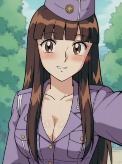 サンプル画像1:こちら葛飾区亀有公園前派出所の麻里愛から送られてきた自撮り写真(自撮りサークル  イカスミ工房) [d_509106]