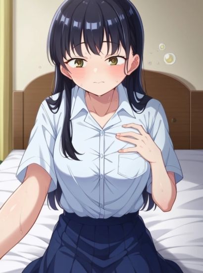 サンプル画像1:僕の心のヤバイやつの山田杏奈から送られてきた自撮り写真(自撮りサークル  イカスミ工房) [d_509126]