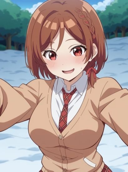 サンプル画像1:クラスの大嫌いな女子と結婚することになったの桜森朱音から送られてきた自撮り写真(自撮りサークル  イカスミ工房) [d_509129]