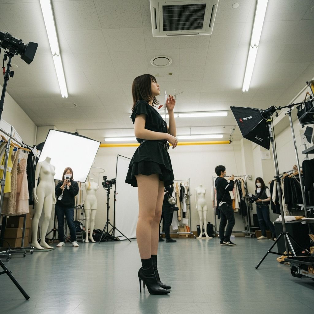 サンプル画像4:芸能スタジオ流出画像(もう限界) [d_509135]