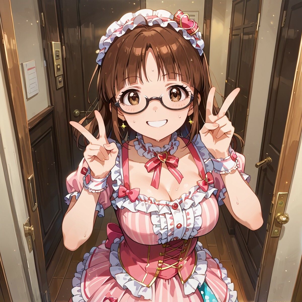 サンプル画像2:弱者男性の汚部屋で性的奉仕するアイドル 秋◯律子(maz) [d_509214]