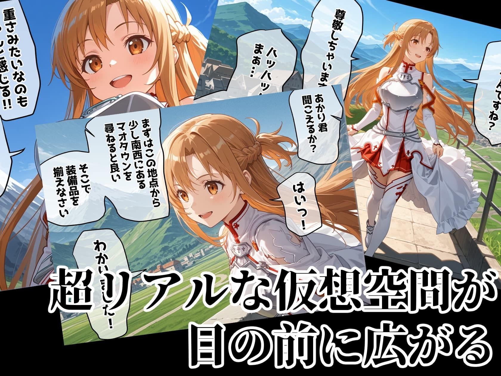 サンプル画像2:【SAO】テストプレイしてたら博士とゴブリンに犯●れました 【アスナ】(レトロンズ★カンパニー) [d_509368]
