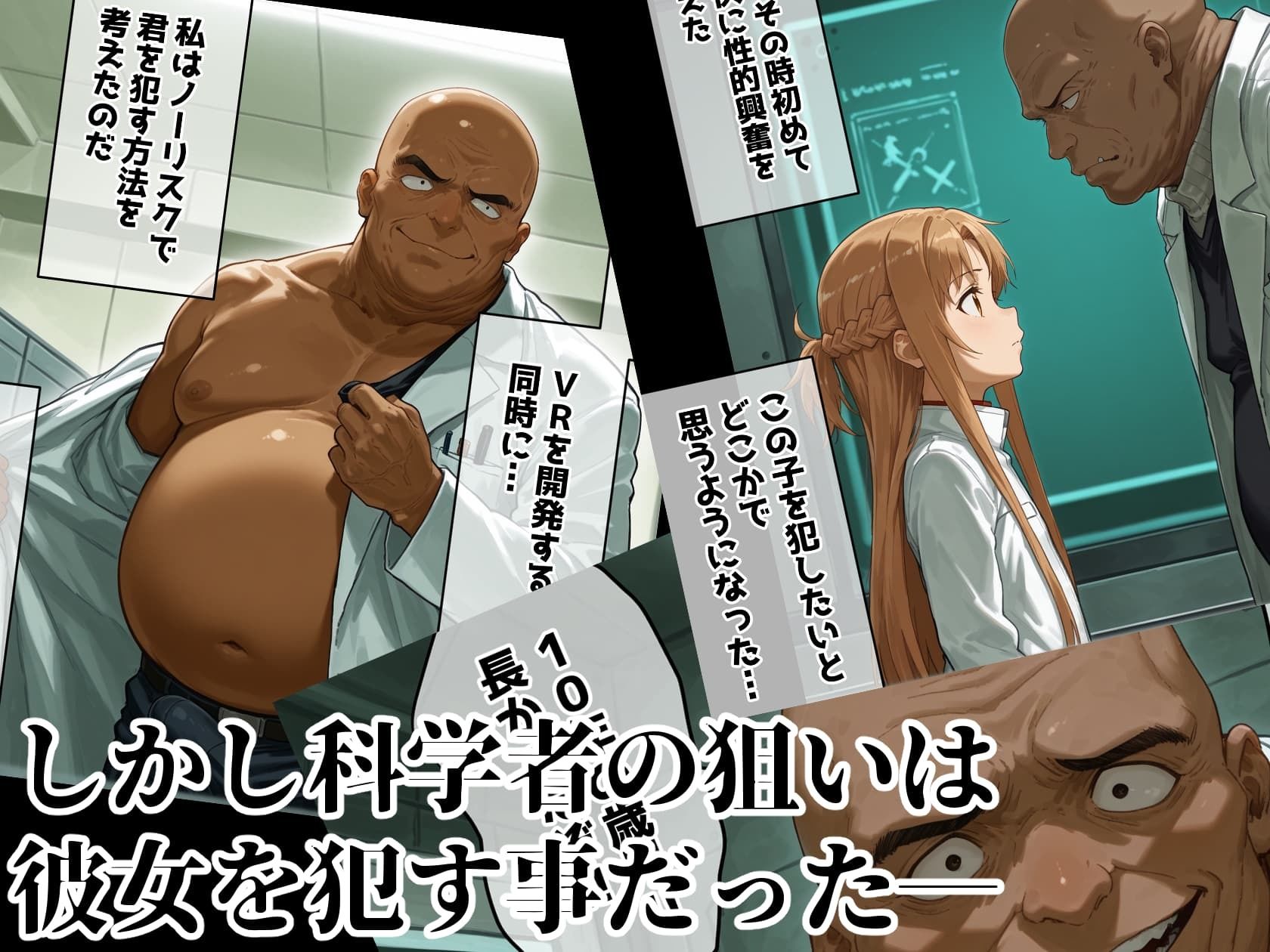 サンプル画像3:【SAO】テストプレイしてたら博士とゴブリンに犯●れました 【アスナ】(レトロンズ★カンパニー) [d_509368]