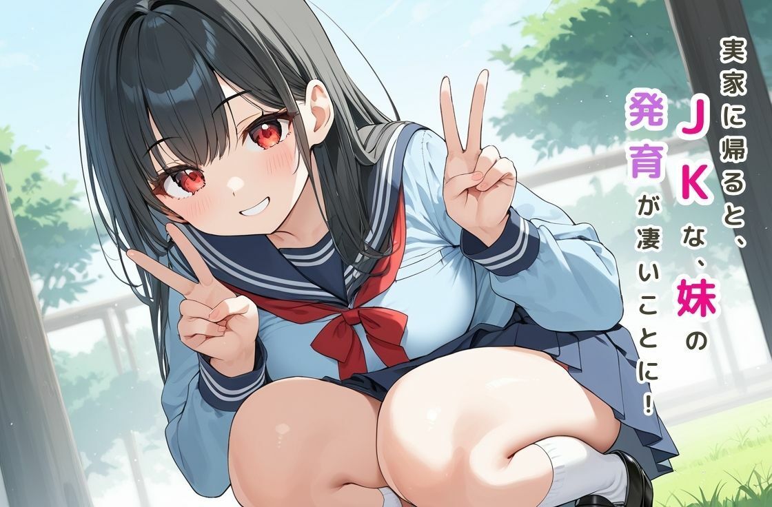 サンプル画像1:発育が良すぎる妹に何度も誘惑されてS〇Xしてしまう…(インドカレー) [d_509434]