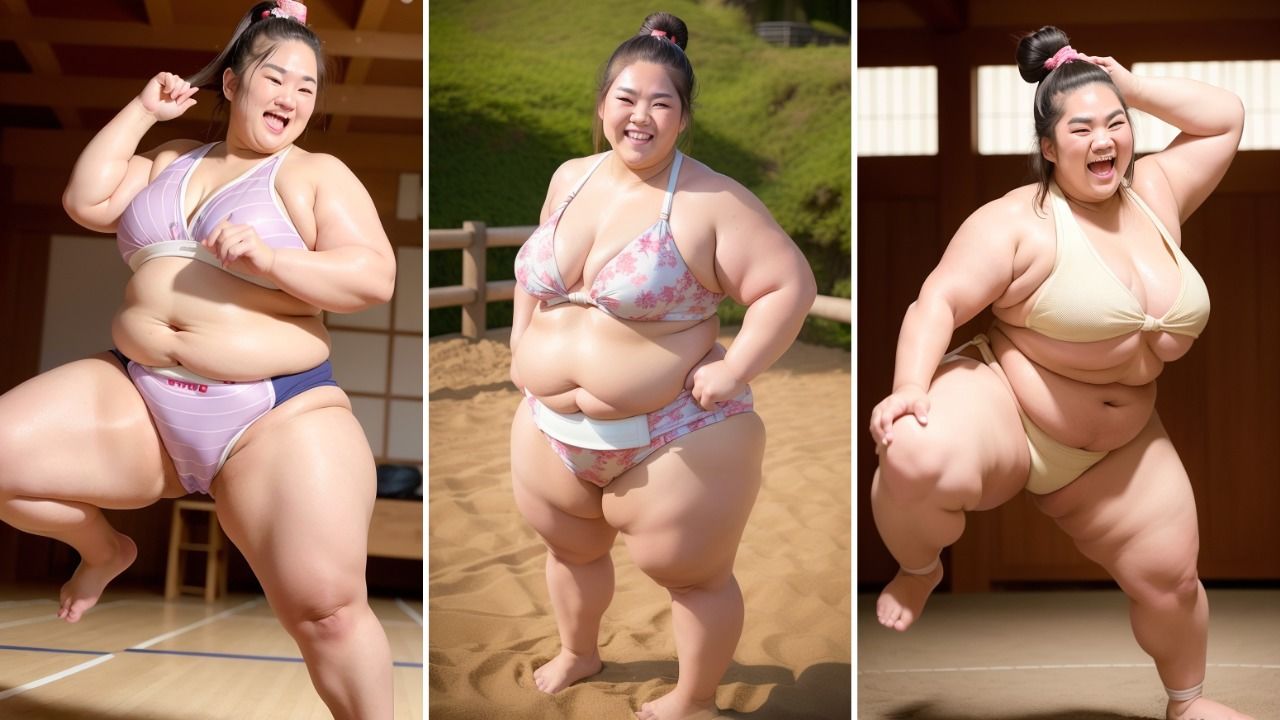 サンプル画像2:リアルに動く！！AI巨漢女がついに踊り出す！！  最新動画精製AI使用！！AI Giant Woman 日本人  ぽっちゃり  戦士  レスラー  ガチムチ  女力士  柔道  空手  格闘家  相撲  相撲取り  巨人  でかい  big  むちむち  ダンス(AI 巨漢女@どすこい) [d_509595]