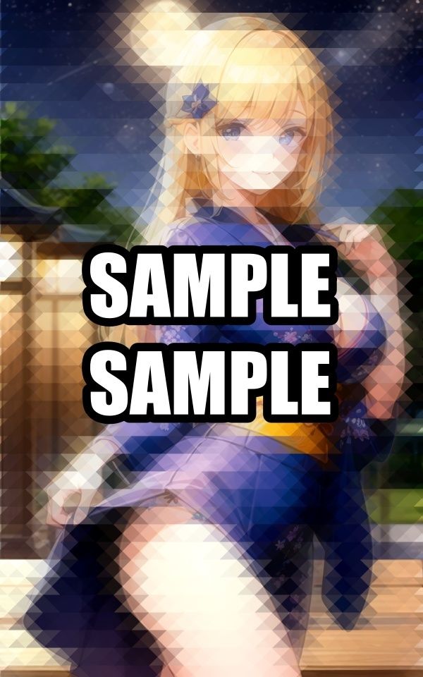 月明かりの着物美女イラスト集のサンプル画像 6