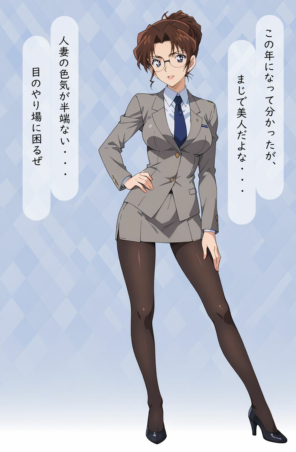 サンプル画像1:博士のアイテムで女弁護士洗脳してみた(ちっぱいですがなにか) [d_509705]