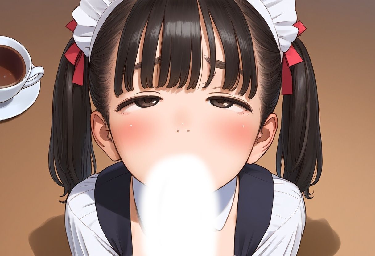 サンプル画像2:【500枚】ロ◯がいるカフェ(性活必需品) [d_509706]