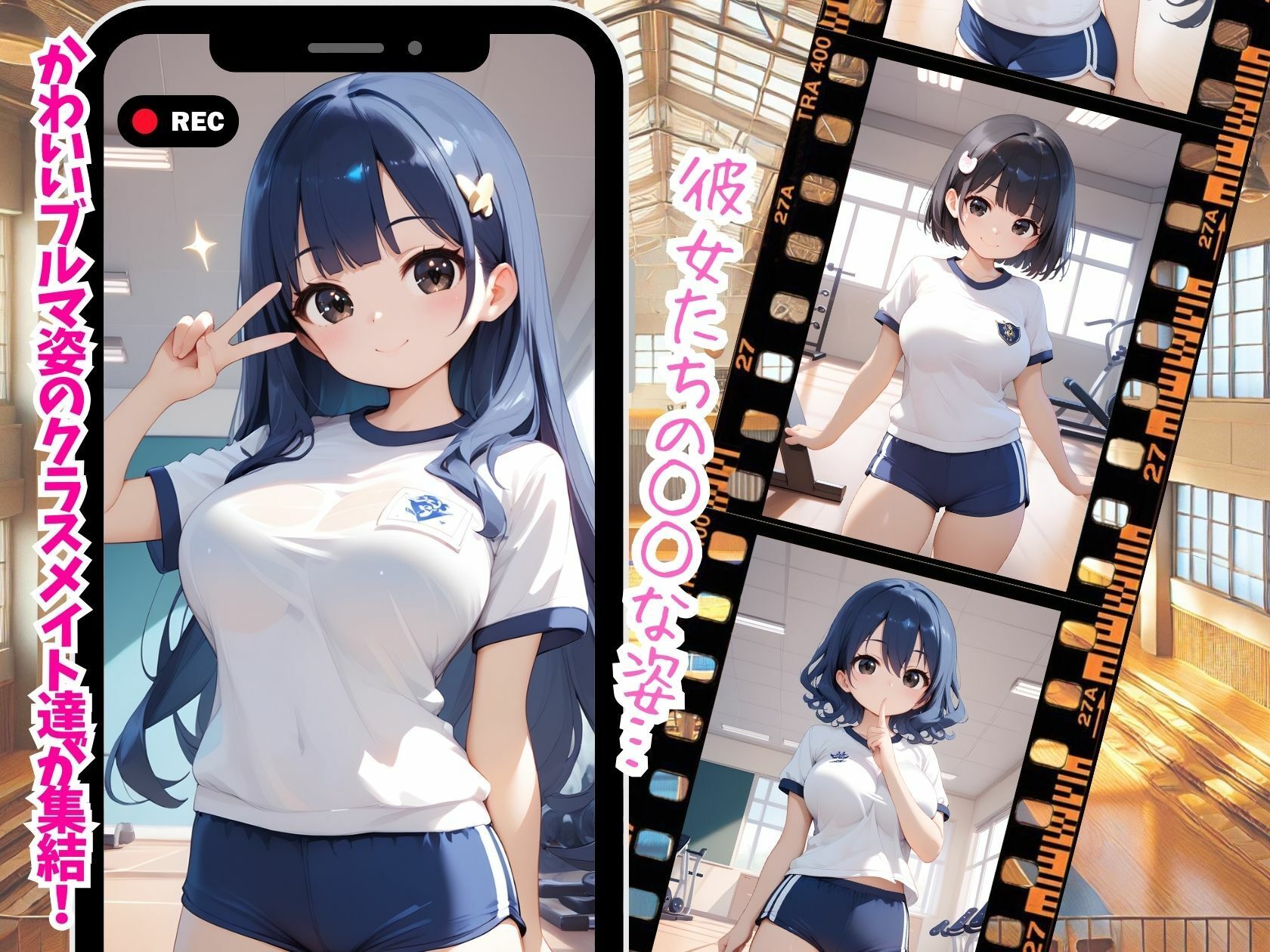 サンプル画像2:ぷるぷる弾むブルマ汗香る青春フィーバー(推し娘) [d_509820]